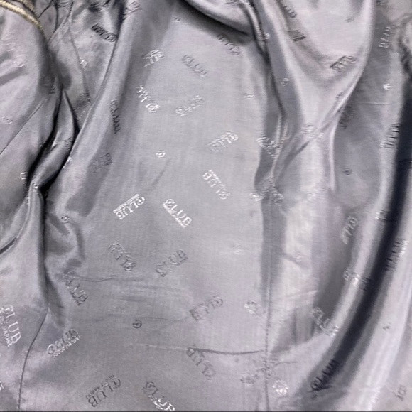 Irish 100% Wool Sports Coat 38R Blue Glen Plaid Pattern Club Le Tricot Marine - Picture 8 of 12